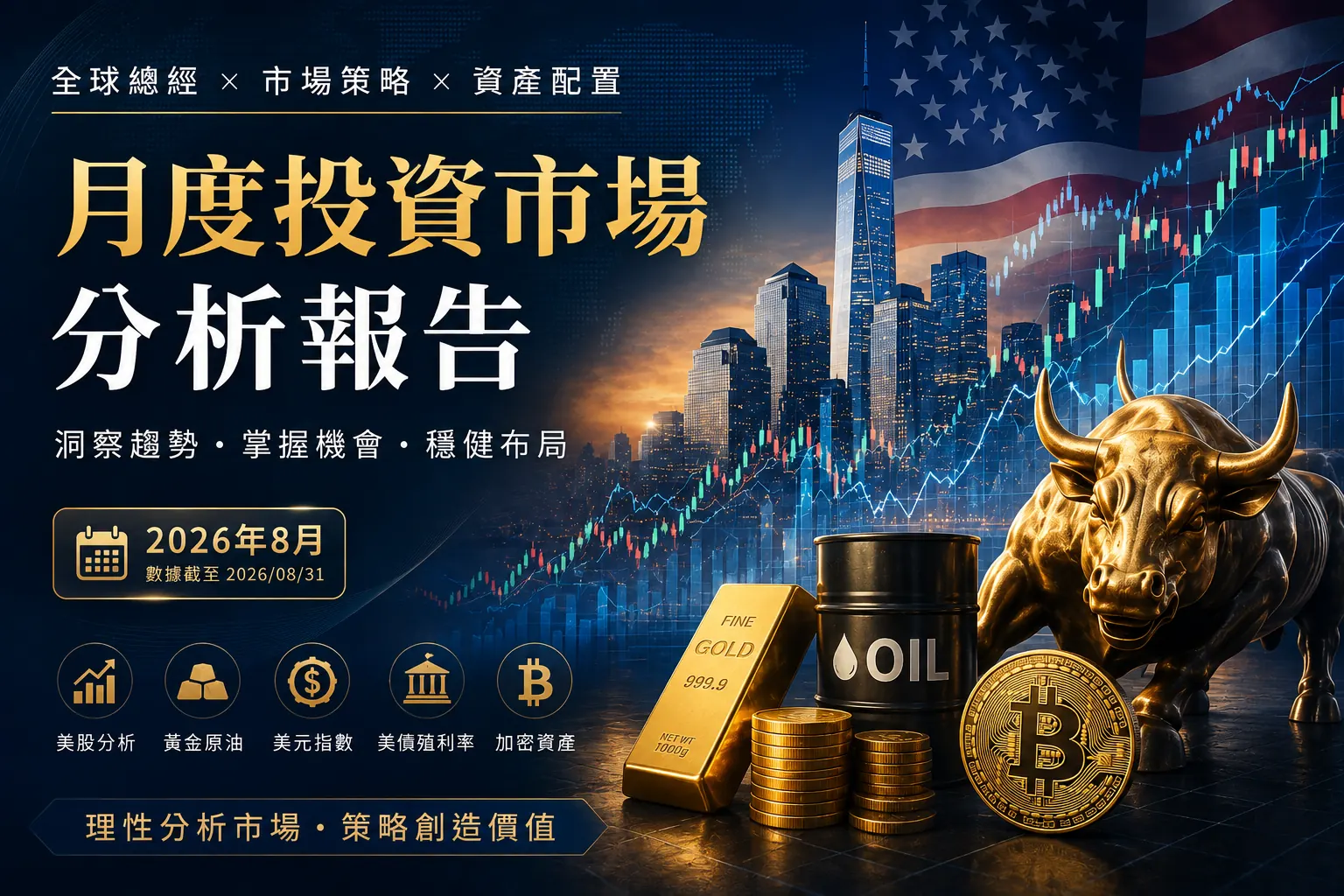 2026年8月｜月度投資市場總結分析報告